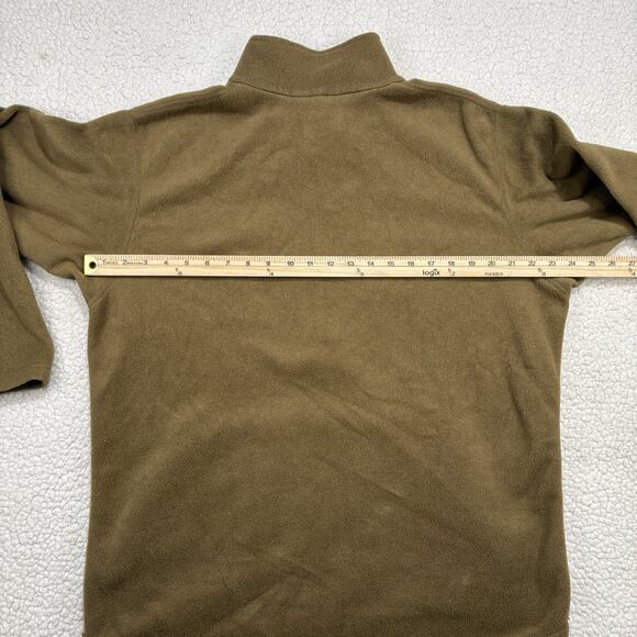 USMC Marine Corp Polartec Fleece Pullover Mens M Coyote Brown Peckham 1/2 Zip - Picture 6 of 7